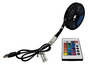 Bandă LED RGB dimabilă LED/6W/5V 2 m + telecomandă
