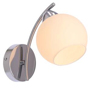 Lampă de perete AMOS 1xE27/40W/230V crom lucios