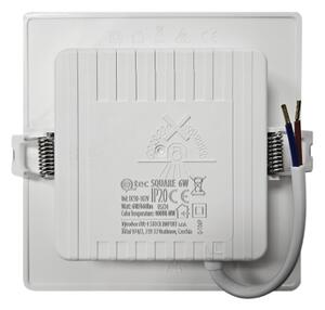 Corp de iluminat LED încastrat SQUARE LED/6W/230V 4000K 12x12 cm alb