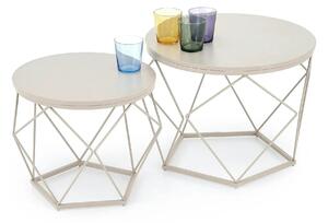 Set 2 masute cafea CIELO, casmir
