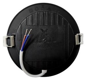 Corp de iluminat LED încastrat CIRCLE LED/6W/230V 4000K d. 12 cm negru