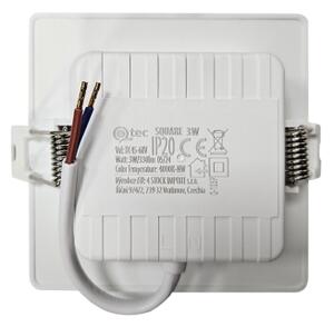 Corp de iluminat LED încastrat SQUARE LED/3W/230V 4000K 9x9 cm alb