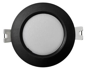 Corp de iluminat LED încastrat CIRCLE LED/3W/230V 4000K d. 9 cm negru