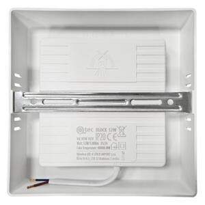 Plafonieră LED BLOCK LED/12W/230V 4000K 16,7x16,7 cm alb