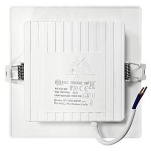 Corp de iluminat LED încastrat SQUARE LED/9W/230V 4000K 14,5x14,5 cm alb