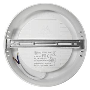 Plafoineră LED ROUND LED/12W/230V 4000K d. 16,7 cm alb