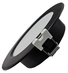 Corp de iluminat LED încastrat CIRCLE LED/3W/230V 4000K d. 9 cm negru