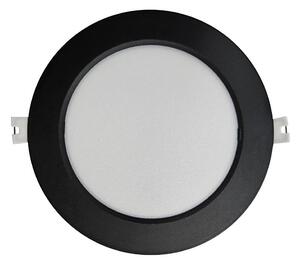 Corp de iluminat LED încastrat CIRCLE LED/12W/230V 4000K d. 17 cm negru