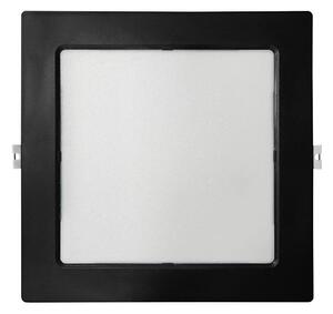 Corp de iluminat LED încastrat SQUARE LED/18W/230V 4000K 22x22 cm negru