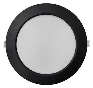 Corp de iluminat LED încastrat CIRCLE LED/18W/230V 4000K d. 22 cm negru