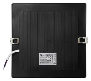 Corp de iluminat LED încastrat SQUARE LED/18W/230V 4000K 22x22 cm negru