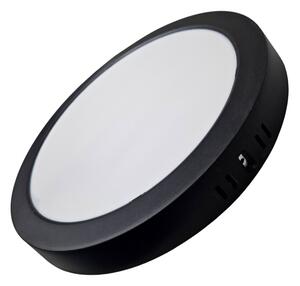 Plafoineră LED ROUND LED/24W/230V 4000K d. 28,8 cm negru