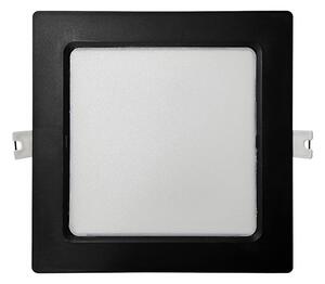 Corp de iluminat LED încastrat SQUARE LED/12W/230V 4000K 17x17 cm negru