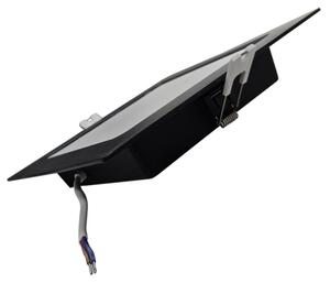 Corp de iluminat LED încastrat SQUARE LED/12W/230V 4000K 17x17 cm negru