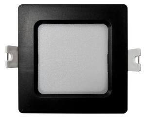 Corp de iluminat LED încastrat SQUARE LED/3W/230V 4000K 9x9 cm negru