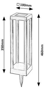 Rabalux 77186 - Lampă solară LED CONG LED/0,18W/3,7V IP44