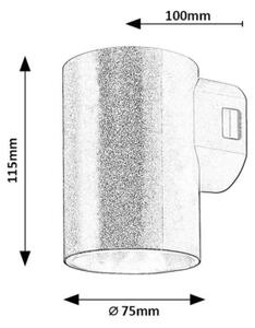 Aplică LED de exterior Rabalux 77161 URFA LED/9W/230V IP65 alb