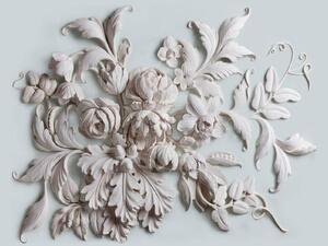 Fototapet 3D, Un buchet alb de flori Art.05112