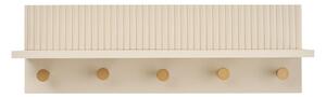 Cuier de perete bej cu raft 50 cm Rocca – House Nordic