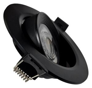 Spot LED încastrat LED/5W/230V 4200K d. 9,3 cm negru