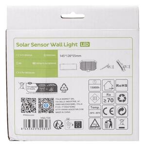 Corp de iluminat LED solar cu senzor de mișcare Aigostar LED/2,4W/3,7V IP65