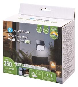 Corp de iluminat LED solar cu senzor de mișcare Aigostar LED/2,4W/3,7V IP65