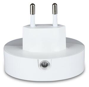 Corp de iluminat LED de veghe pentru priză cu senzor de mișcare 2xUSB LED/0,45W/230V 3000K