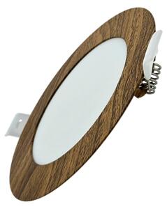 Corp de iluminat LED încastrat CIRCLE LED/6W/230V 4200K 11,8 cm maro