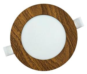 Corp de iluminat LED încastrat CIRCLE LED/6W/230V 4200K 11,8 cm maro