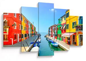 Tablou - Insula Burano, Veneția, Italia (150x105 cm)