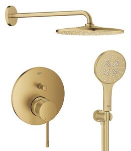 Set cap de duș cu braț Grohe Rainshower 26558GN0, baterie cadă-duș Grohe Essence 24058GN1, 26574GN0, 26658GN0, 28362GL1