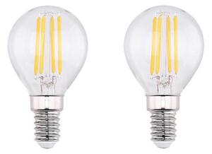 SET 2x bec LED Globo 10589-2K VINTAGE E14/4W/230V 2700K