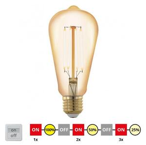 Bec LED dimabil Eglo 12863 VINTAGE ST64 E27/4W/230V 2200K