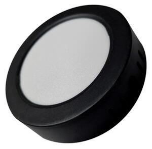 Plafoineră LED ROUND LED/6W/230V 4000K d. 12,1 cm negru