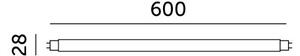 Tub LED fluorescent T8 G13/9W/230V 4000K 60 cm