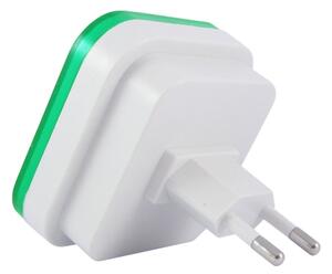 Lampă de veghe LED cu senzor de amurg, 0,5 W, 230 V, verde