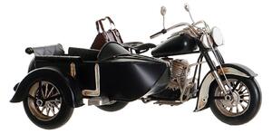 Macheta Black Motorcycle din metal 29x19 cm