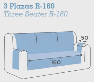 Husă Moorea pentru canapea cu trei locuri, bej 160x50 cm