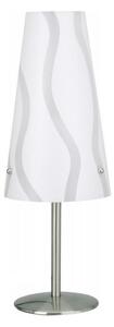 Lampă de masă Brilliant ISI 1xE14/40W/230V alb/gri/crom lucios
