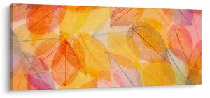 Tablou - Fundal frunze de toamnă (120x50 cm)