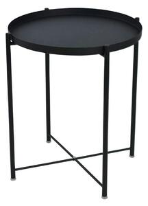 Masuta cafea TIM, negru, metal, 48x48x53 cm