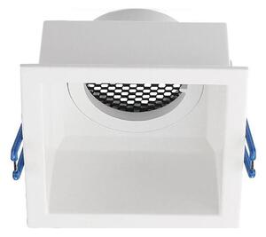Plafonier GU10 9x9 cm alb