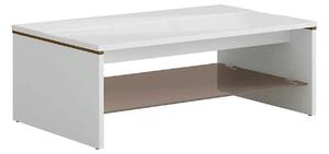 Masuta cafea AZTECA TRIO, alb, PAL, 110x65x40 cm