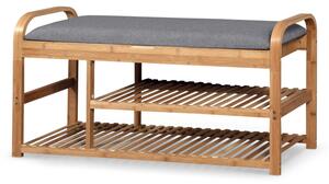 Pantofar ACHILES, 100x50x33, bambus/gri