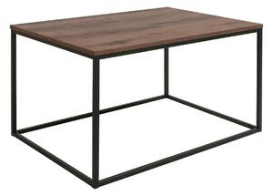 Masuta cafea AROZ, stejar/negru, PAL/metal, 100x69x53 cm
