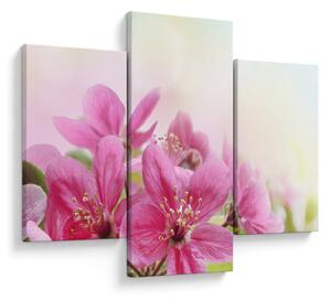 Tablou - Flori roz (90x60 cm)