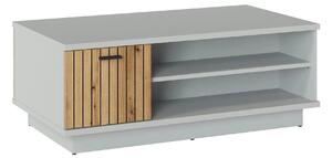Masuta VERO, gri/stejar, PAL laminat, 100x60x42 cm
