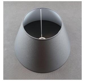 Abajur de rezervă pentru lampă de masă cu soclu E27, 24x40 cm, gri