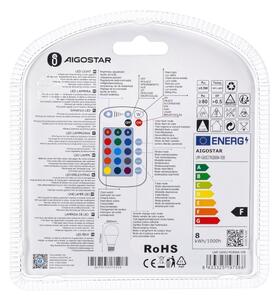 Bec LED RGBW dimabil Aigostar E27/8W/230V 3000K