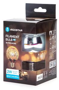 Bec LED decorativ 3D Aigostar E27/2W/230V